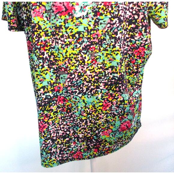 Notations Women's Short Sleeve Multi Color Stretch Shirt Size XL - Picture 7 of 11